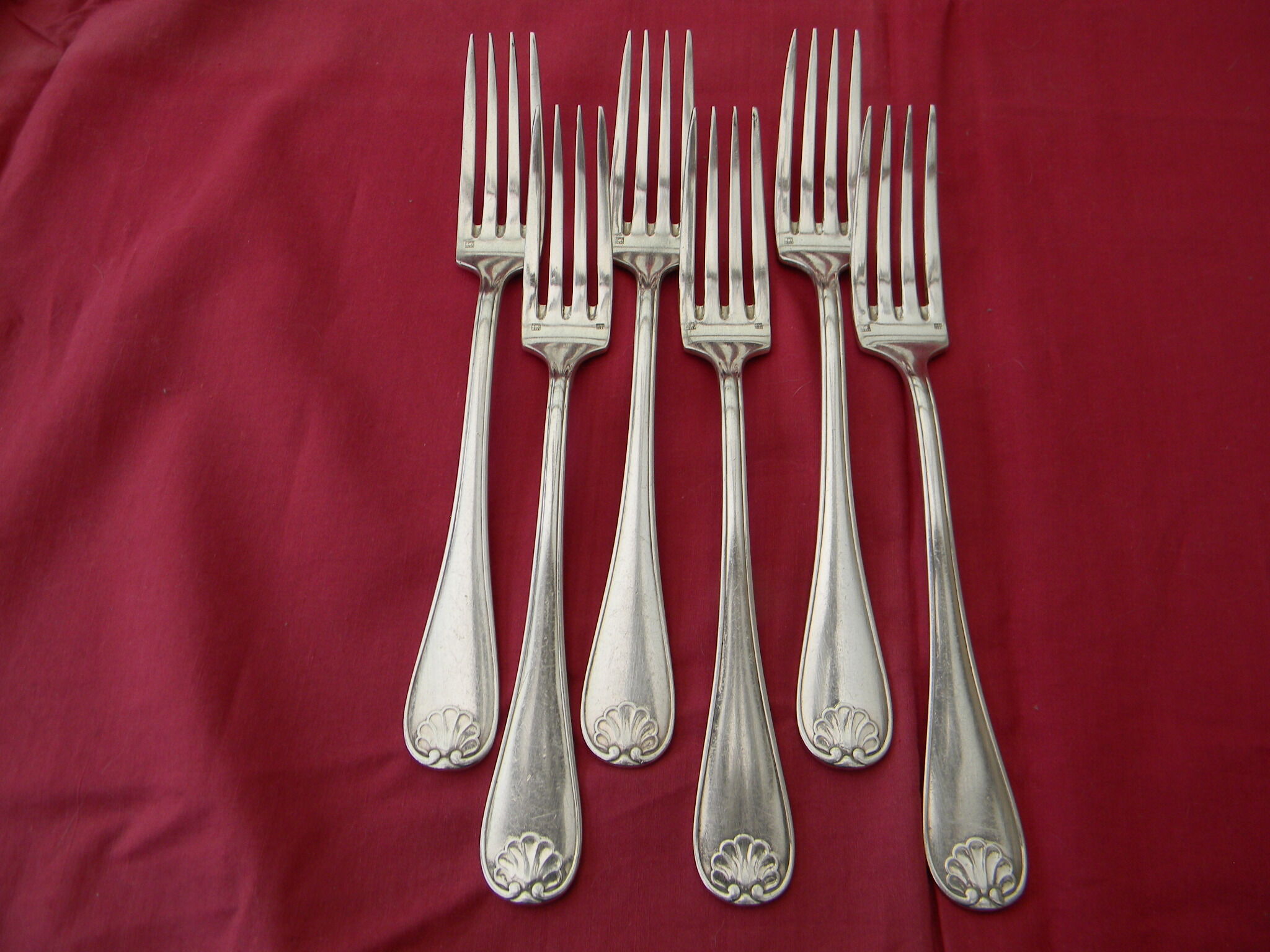 Lot de couverts en métal argenté Dixi, 6 fourchettes, 6 cuillères et 6 cuillères à café