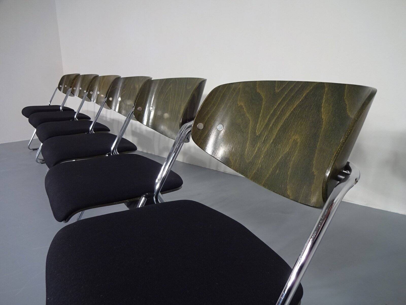 Side Chairs by Georg Leowald for Wilkhahn, 1960s, Set of 6