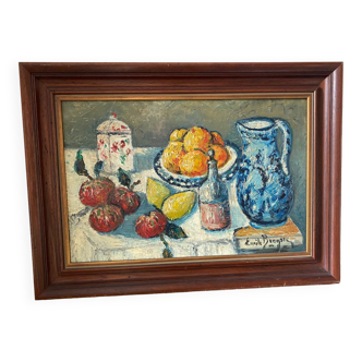 Still life signed Émile Breyne