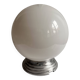 Opaline globe ceiling light