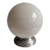 Opaline globe ceiling light