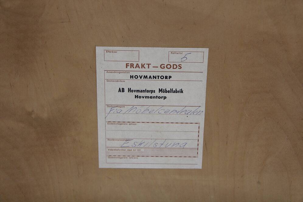 Scandinavian teak secretary Hovmantorps Sweden 1960