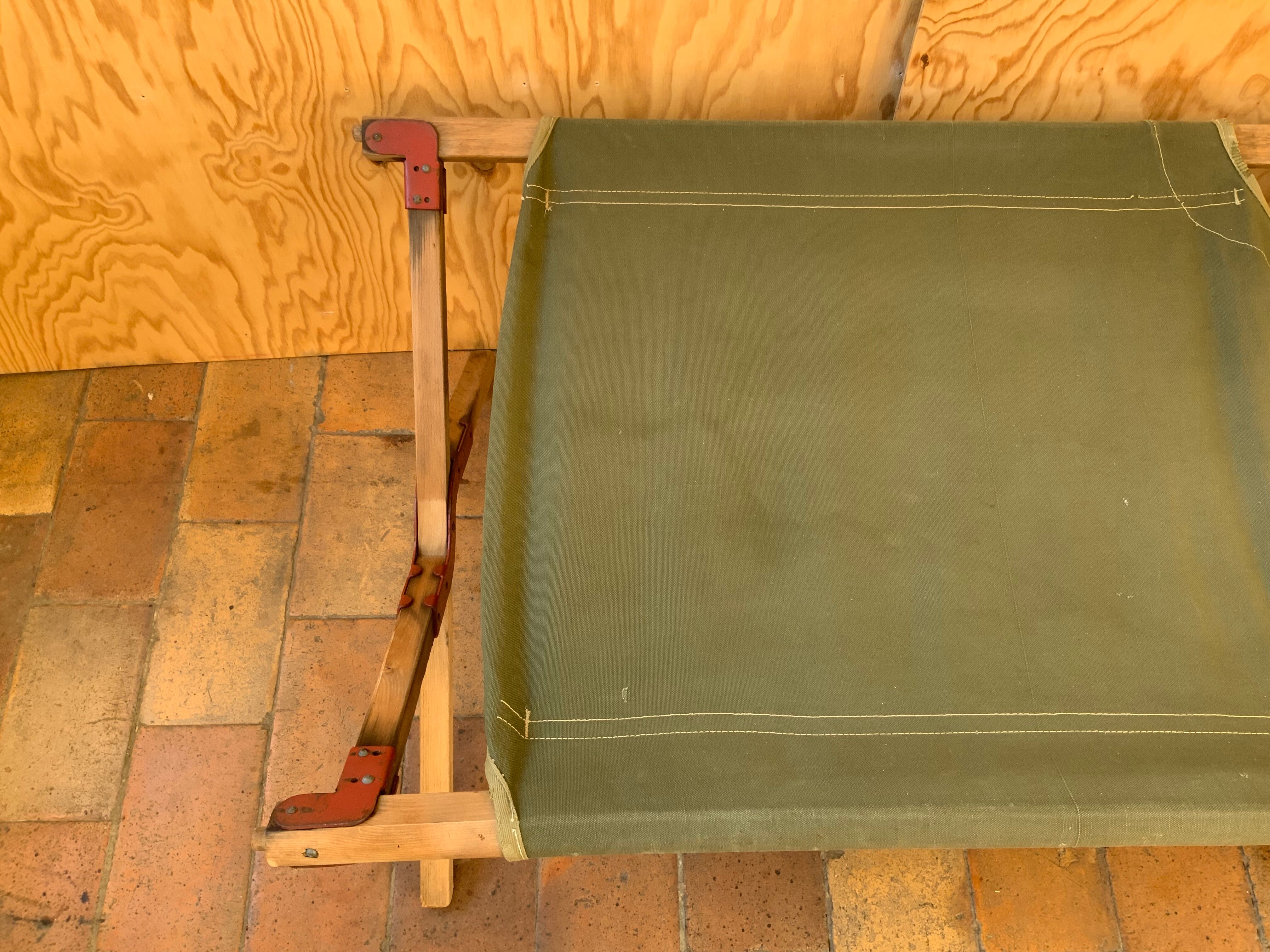 Military camp bed