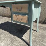 Vintage 1960s desk with curved legs