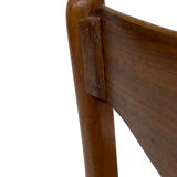 Mid-century teak dining chair by Arne Wahl Iversen for Glyngøre Stolefabric