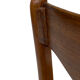 Mid-century teak dining chair by Arne Wahl Iversen for Glyngøre Stolefabric