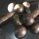 Series of 4 weights cast iron