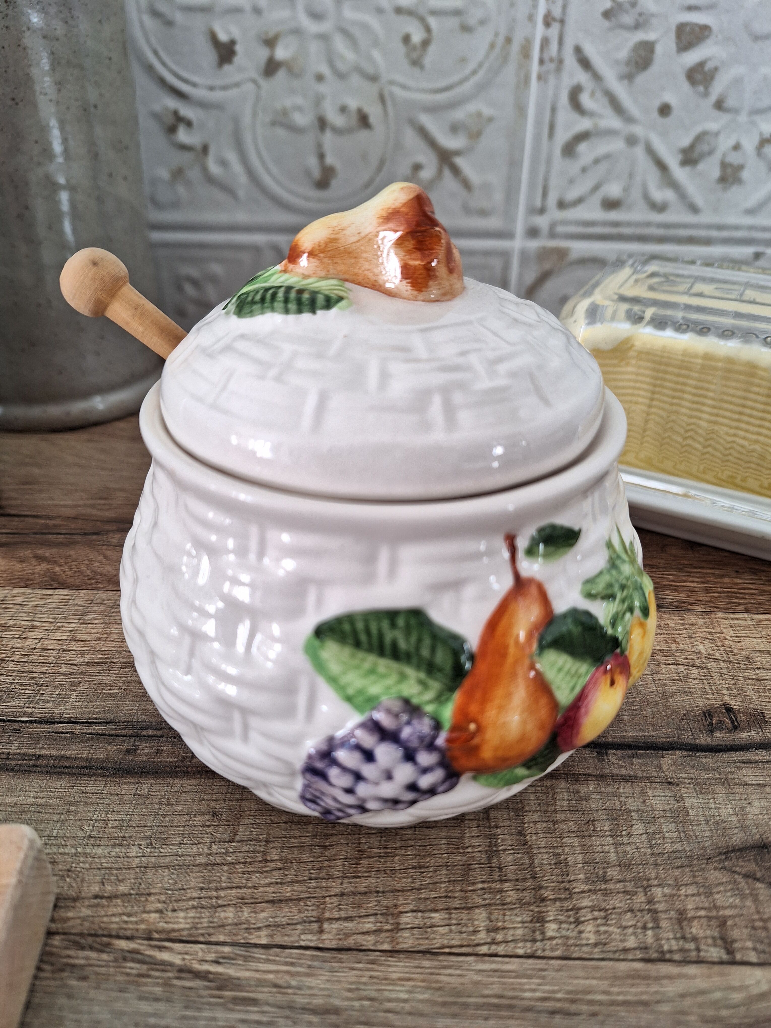 Vintage jam sugar bowl