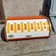 vintage orange bread hutch 70s