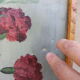 Painting bouquet of flowers Art Deco