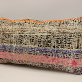 Turkish kilim pillow,30x60 cm