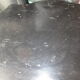 Napoleon style table restored and patinated in antique black with a drawer