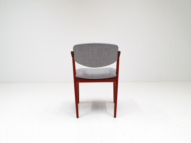 Kai Kristiansen model 42 teak dining chairs for Schou Andersen 1960