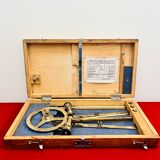 Naval Brass 3 arm full circular Protractor – USSR 1960