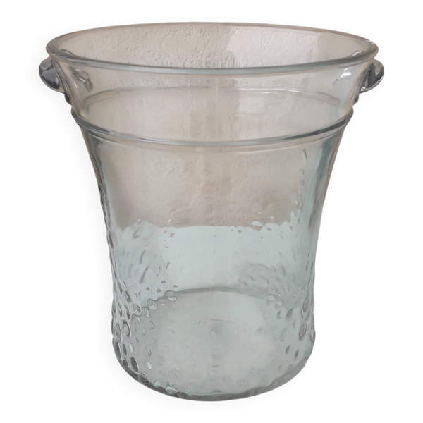 Seau à champagne en verre
