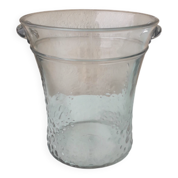 Glass champagne bucket