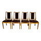 4 chaises vintage 1960