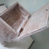 Former bench with storage box