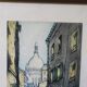 Lithograph Marcel Julien Baton/ Rue de Paris/ Sacré-Cœur /