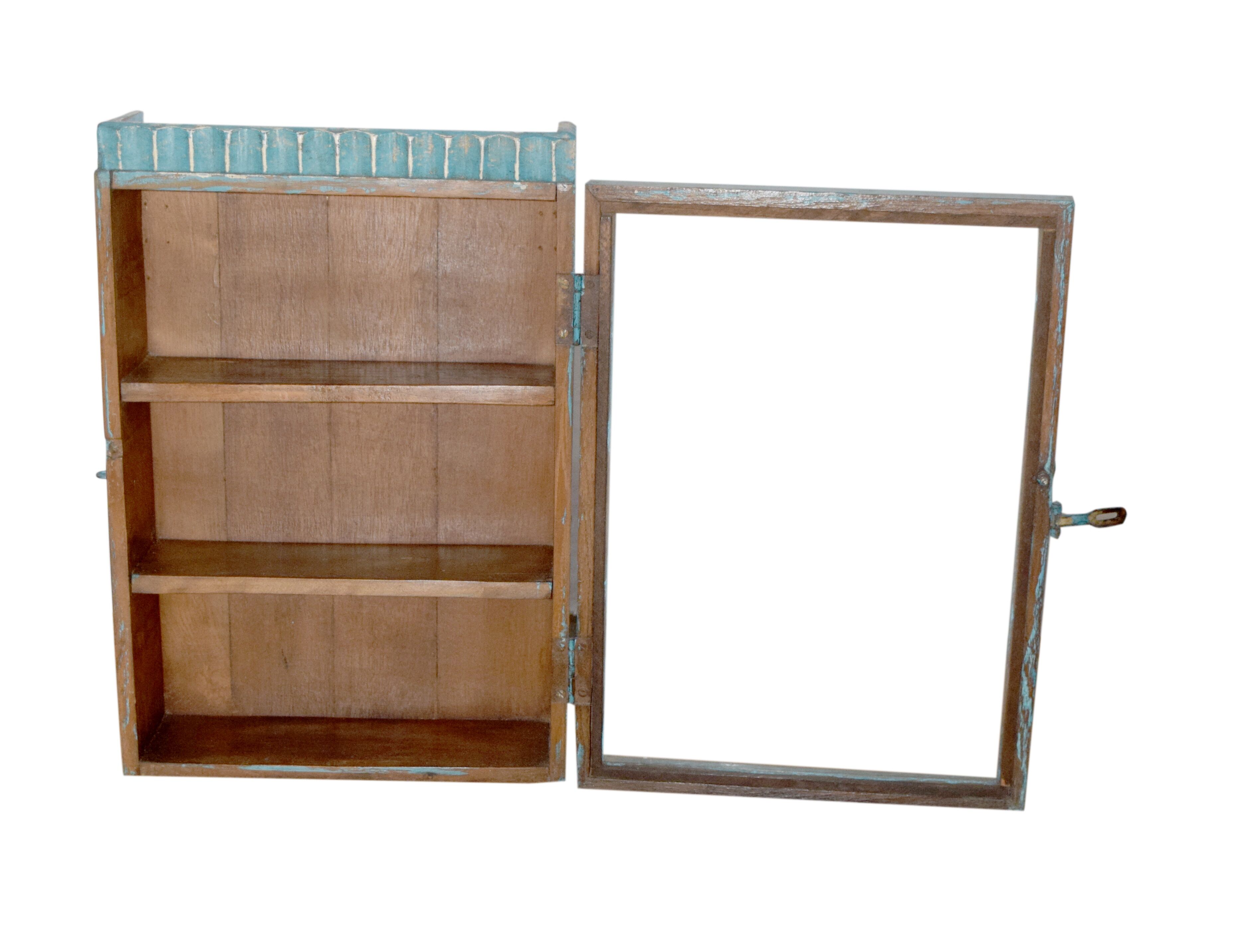 Showcase - teak wall shelf