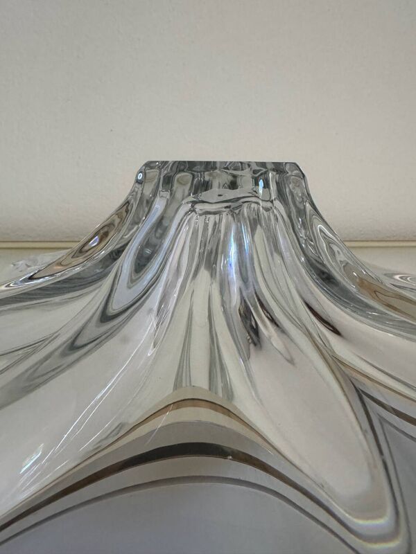 Coupe étoile en cristal de Vannes, années 60