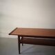 Table basse en bois de teck scandinave, 1960