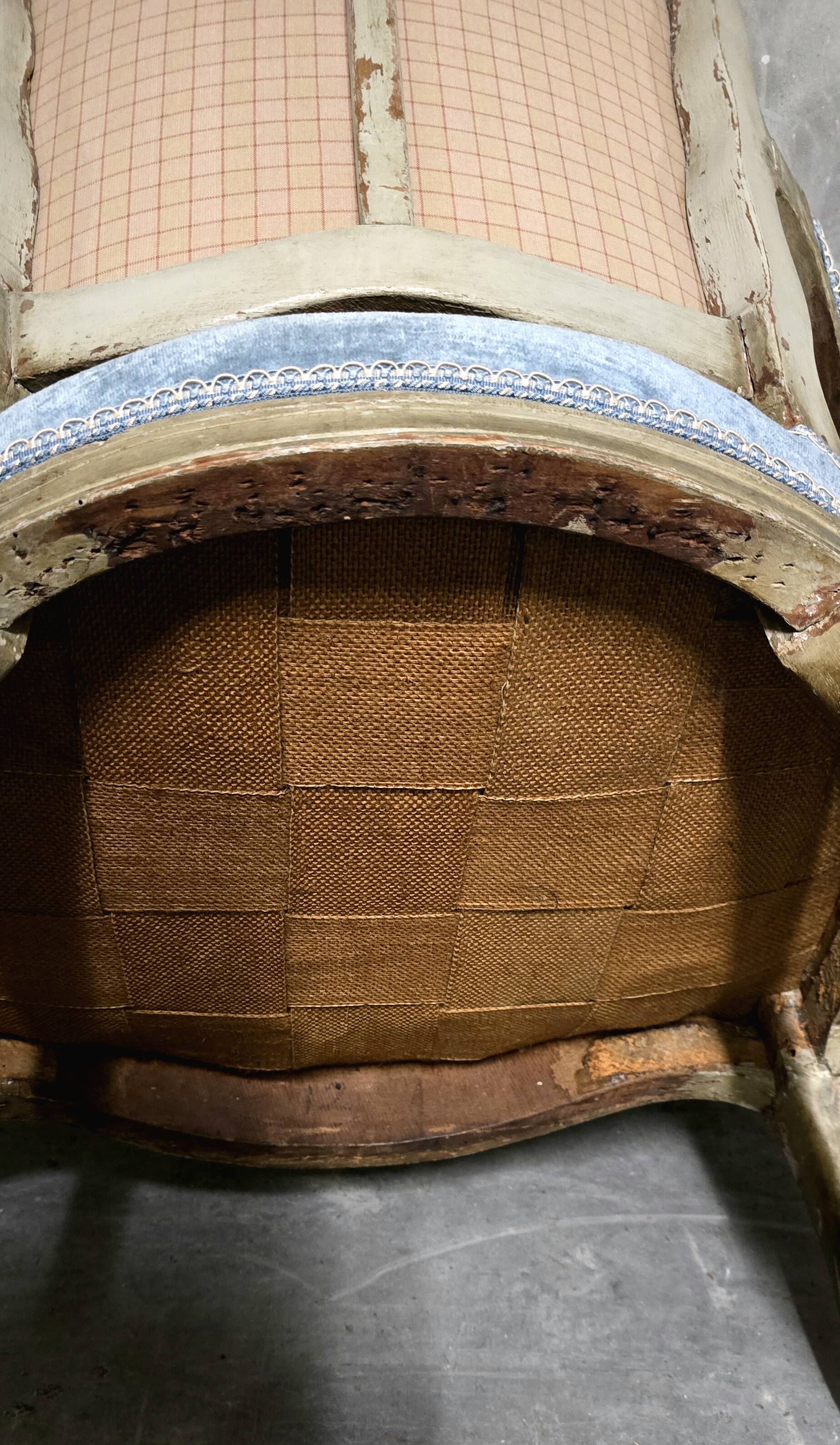 Pair of Louis XV cabriolet armchairs, 18th century