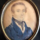 19th century miniature portrait