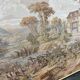Gobelin French framed wall hanging tapestry AUBUSSON 1950
