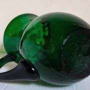 Vintage Empoli blown glass jug
