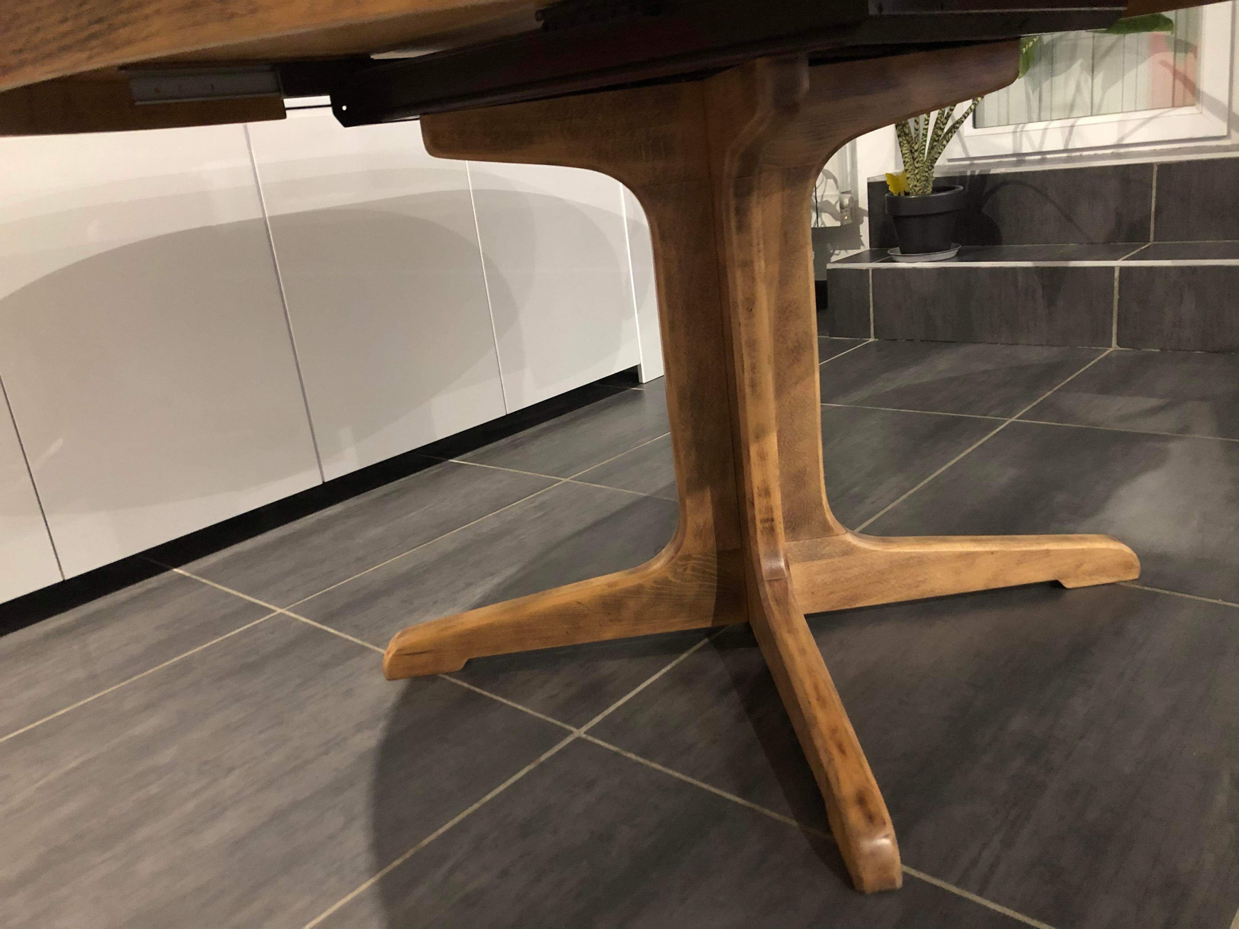 Vintage extendable table Baumann 1970s