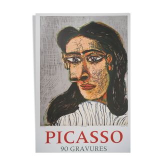 Pablo PICASSO: Portrait of a woman - Signed Lithograph, 1977