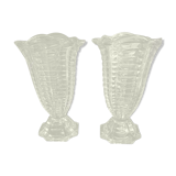 50's vintage vases pair