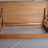 Solid wood folding desk