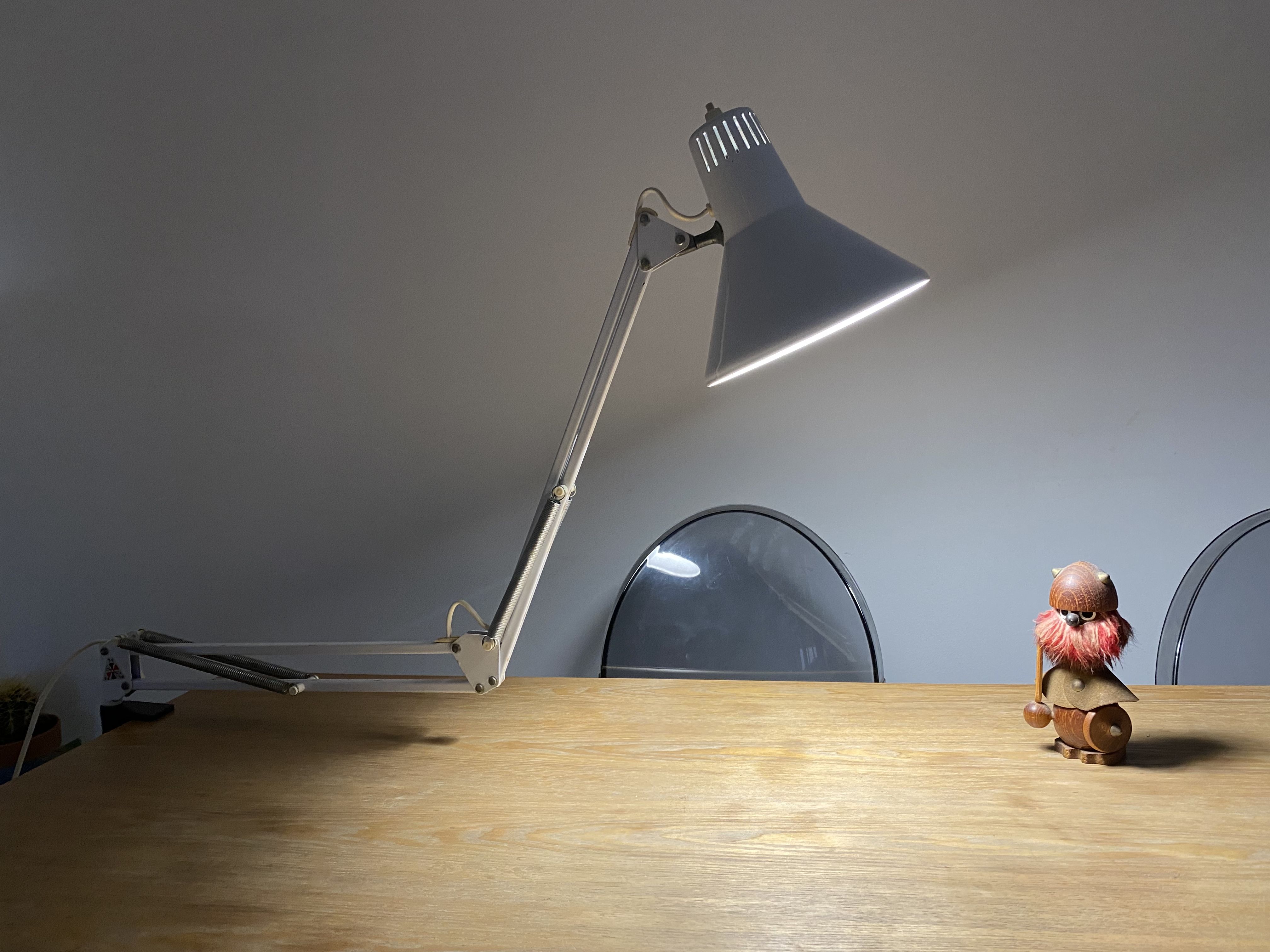 Desk lamp architect twist T1 italy vintage 70s