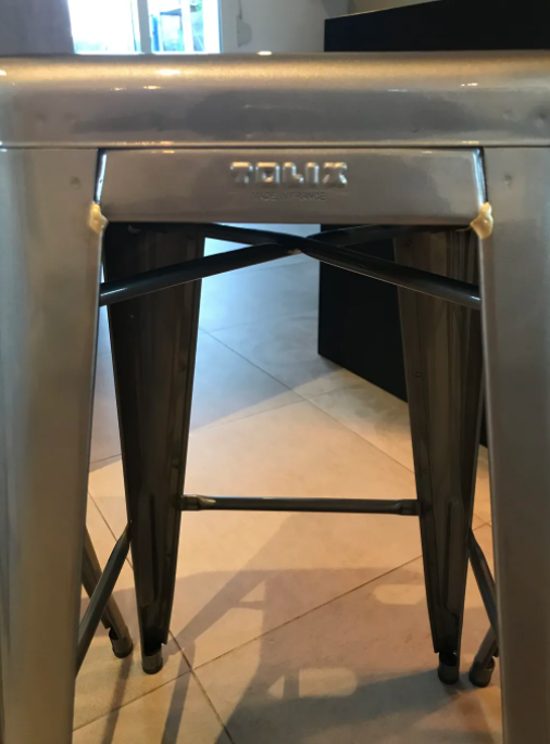 Lot de 6 tabourets de bar Tolix