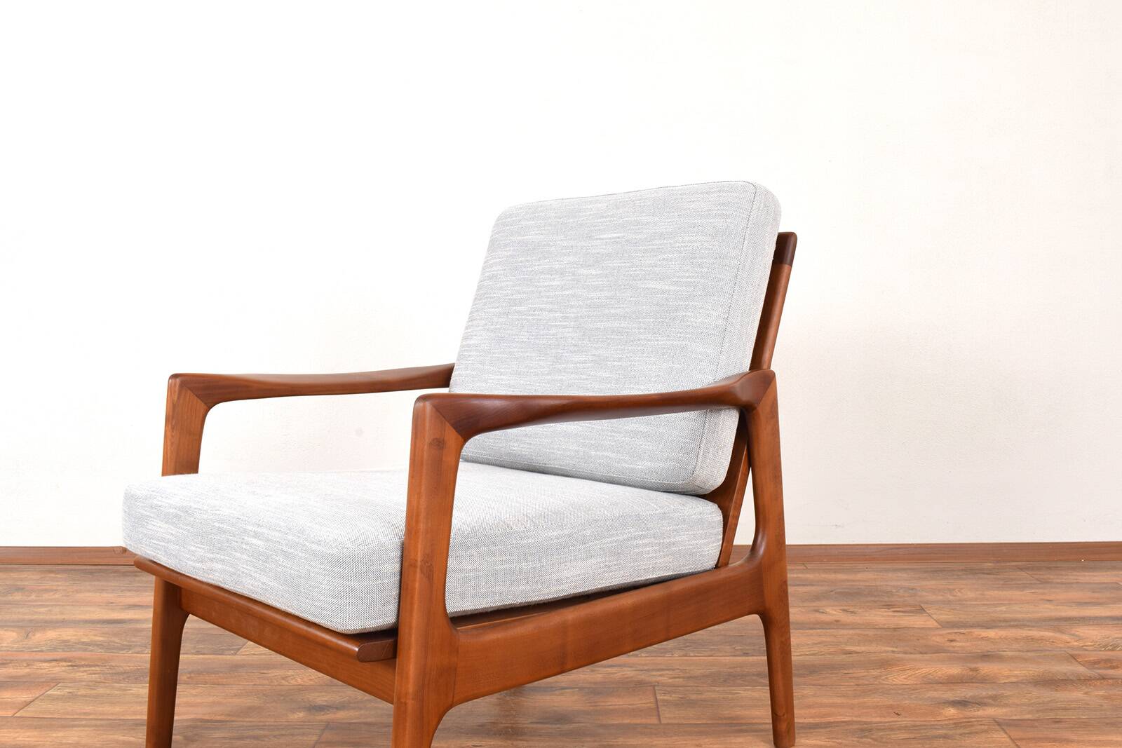Fauteuil de salon Mid-Century par Illum Wikkelsø, années 1960.