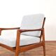 Fauteuil de salon Mid-Century par Illum Wikkelsø, années 1960.