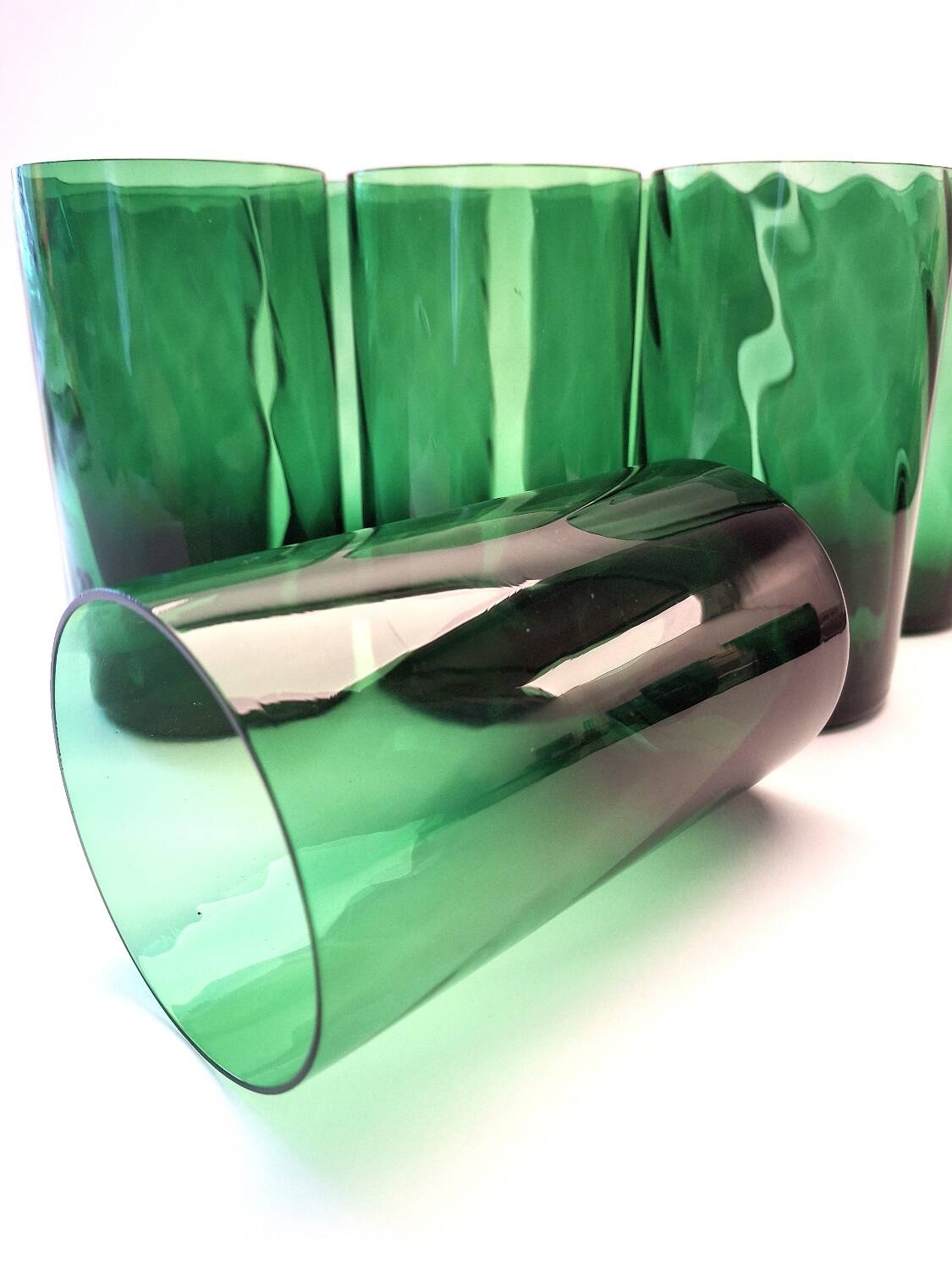 Set of eight Glasses 1970s