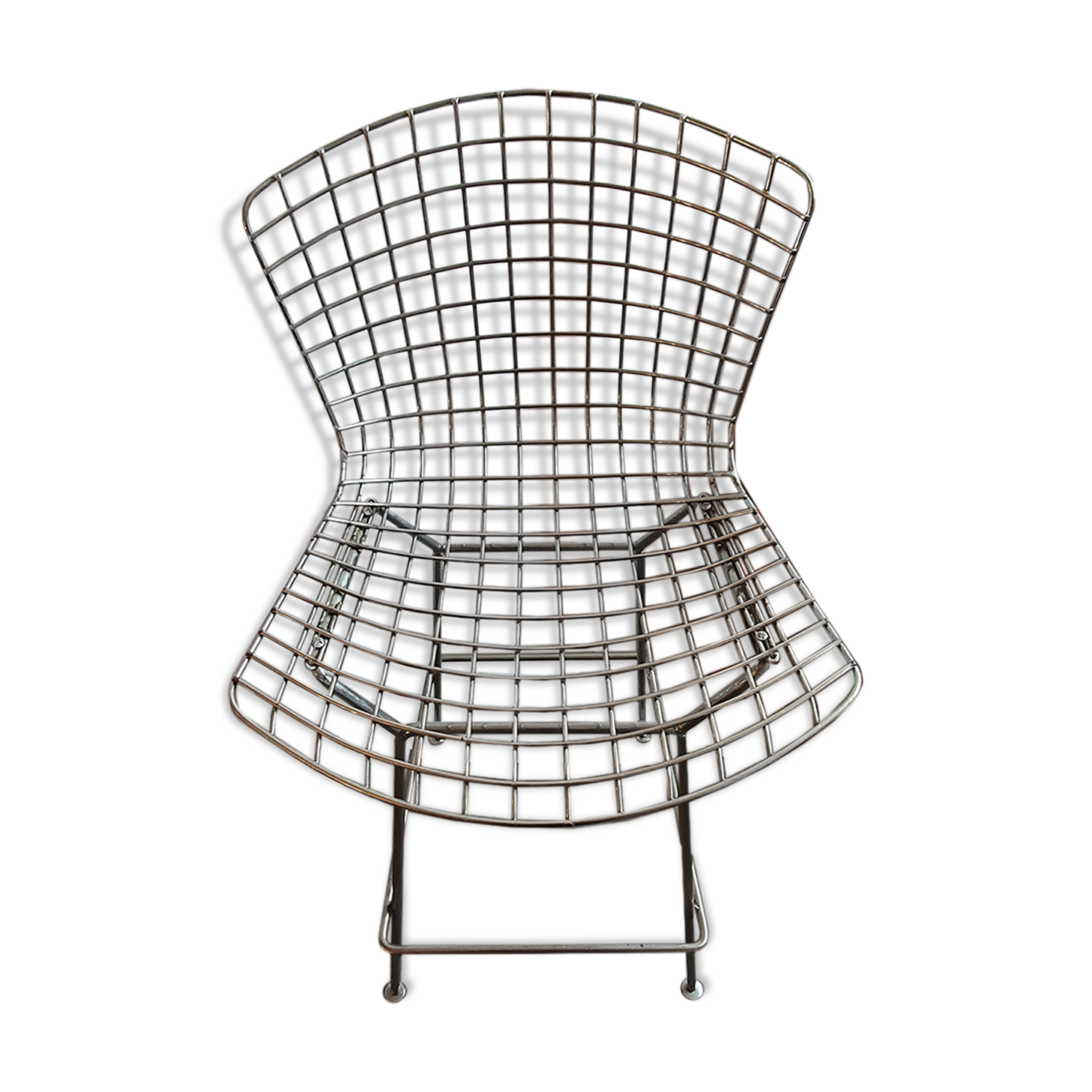 High stool by Harry Bertoia for knoll