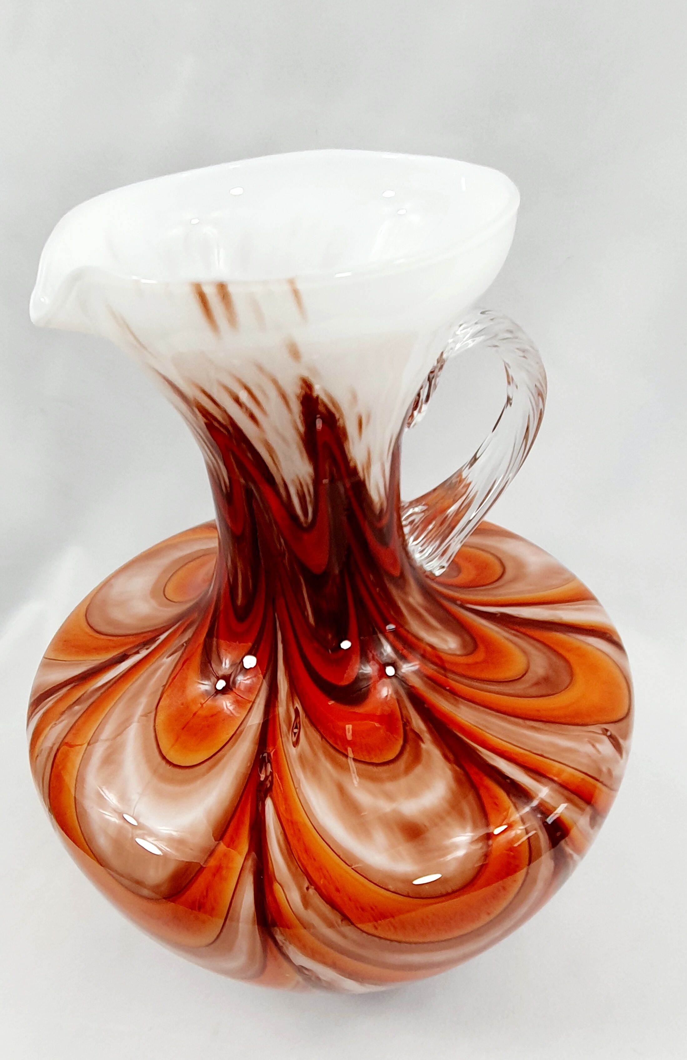 Opaline vase Stelvia Florence vintage 70