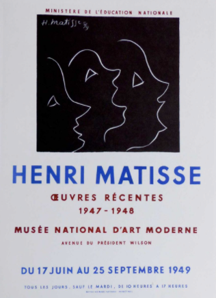 Lithograph Henri Matisse 1959