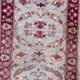 Very long tribal runner 440x82 cm tribal rug, beige, blue, vintage 2506
