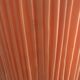 Paire d’abat-jours vintage 1950 orange