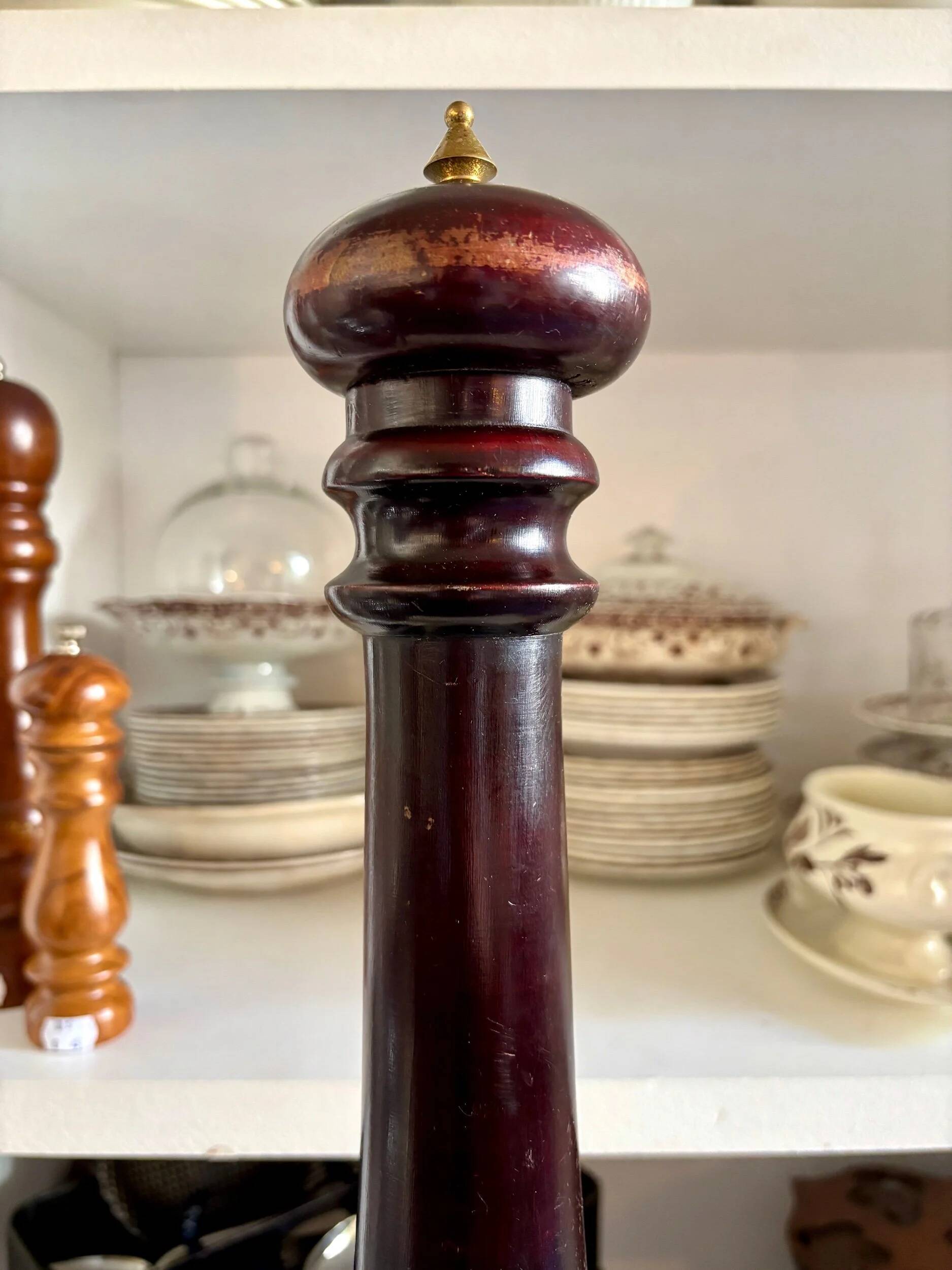 Dark Wood Pepper Mill No. 1