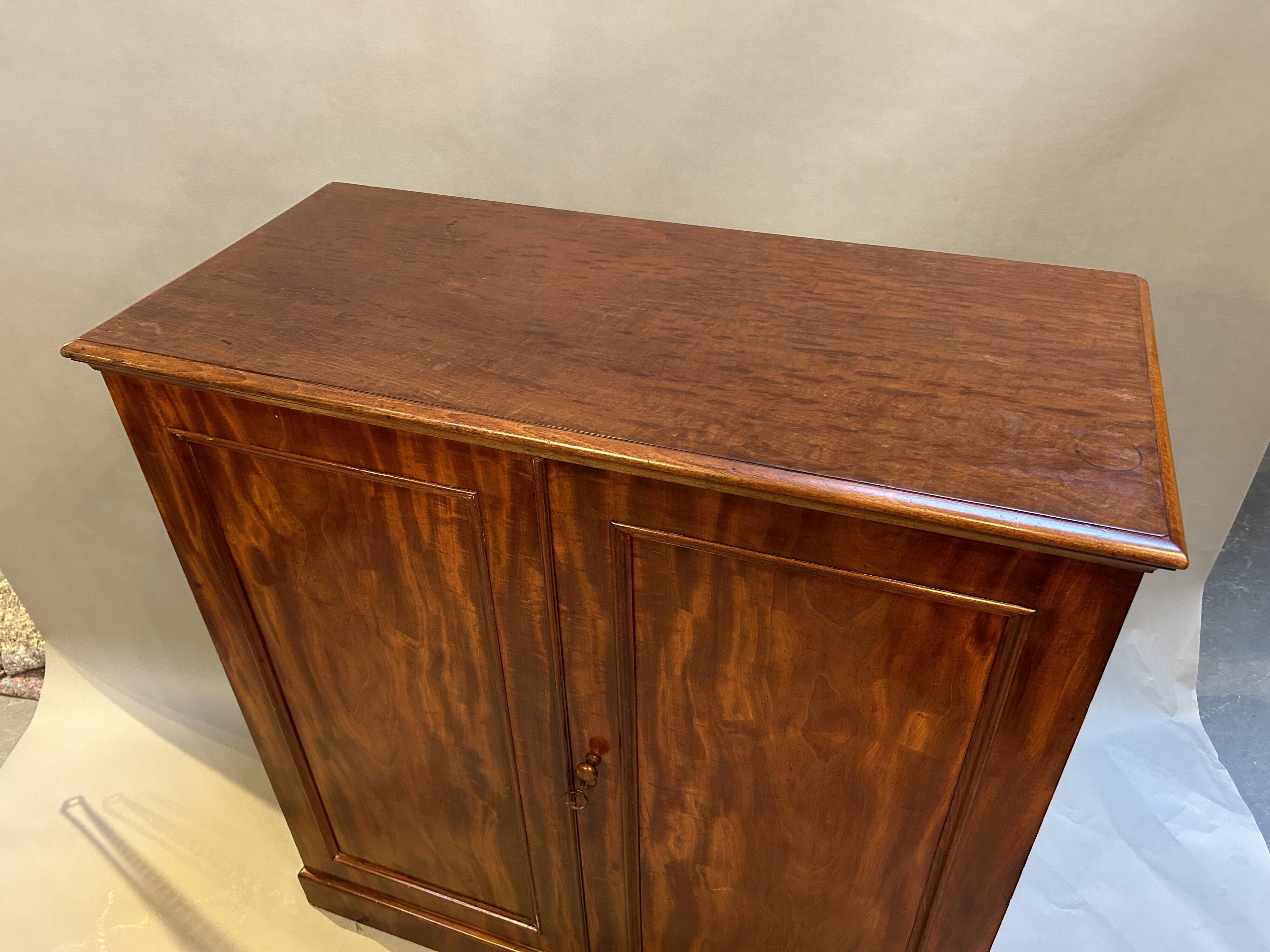 C19th linen press cupboard by Heals