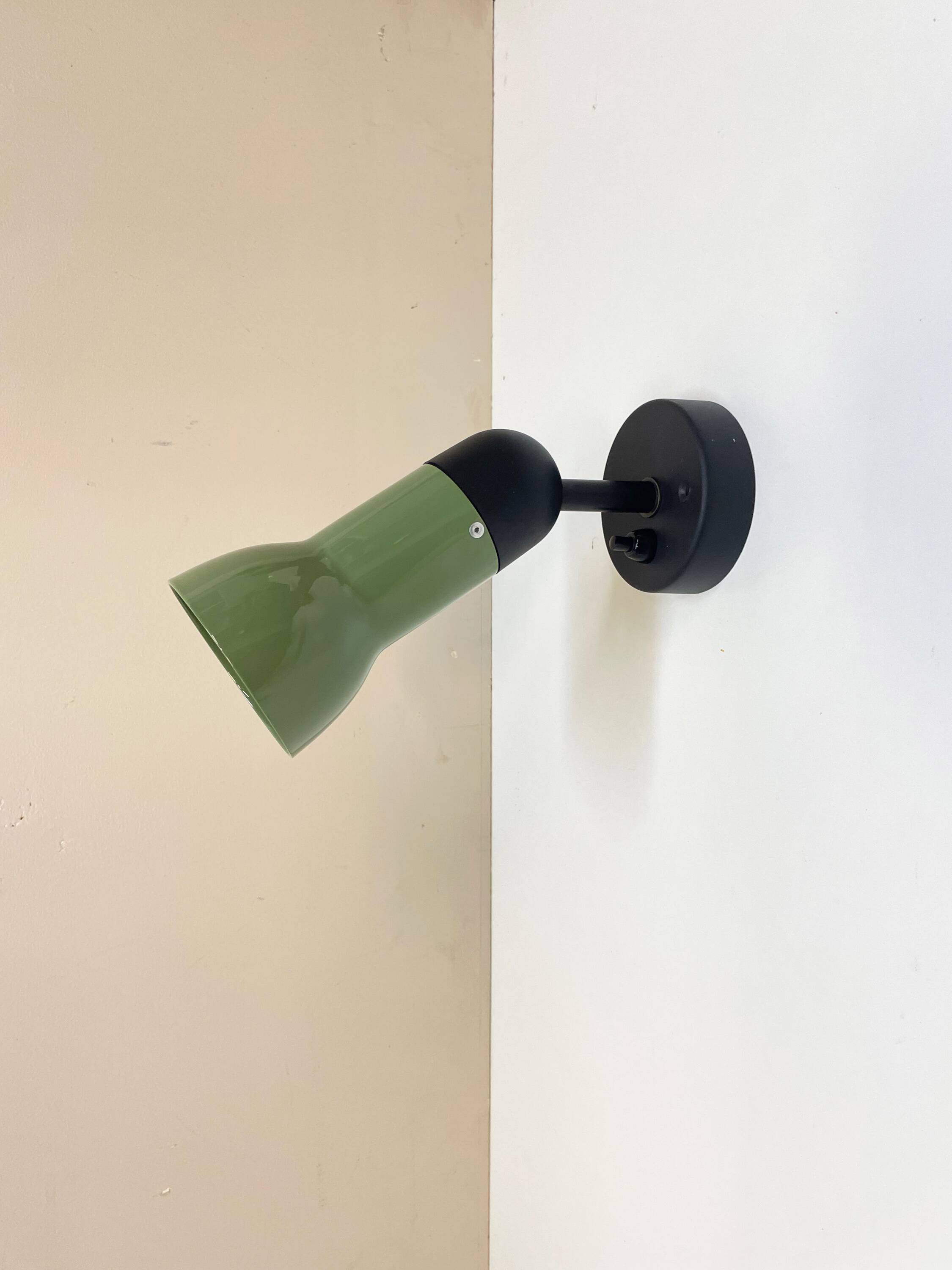 Green Staff wall lamp, 1980s