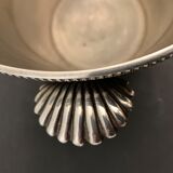 Pearl silver metal champagne bucket, shells or shells