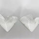 1960s Pair of Murano Glass Wall Lights, Italy