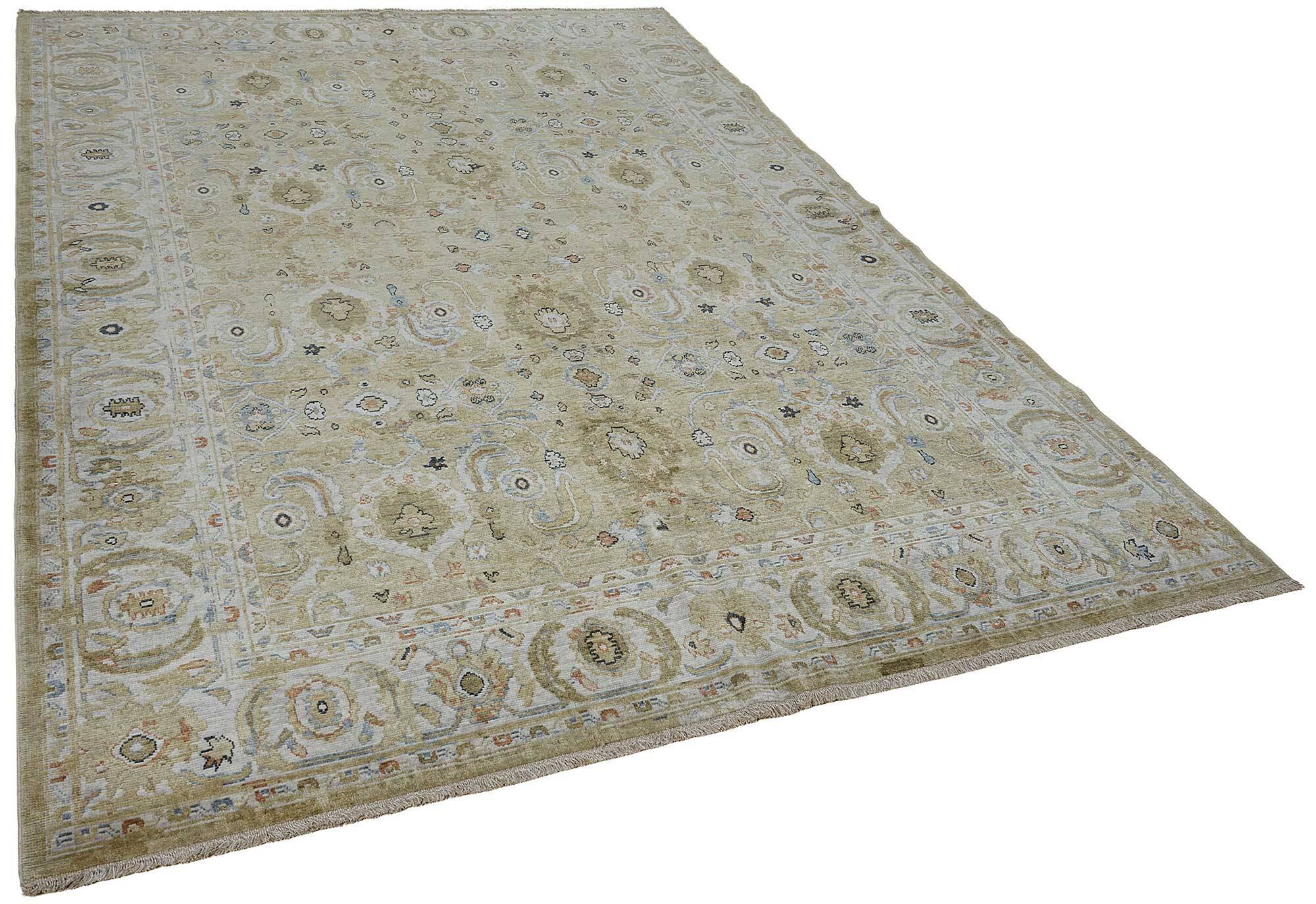 Turkish Handcrafted Loom Oushak Rug 207 cm x 294 cm